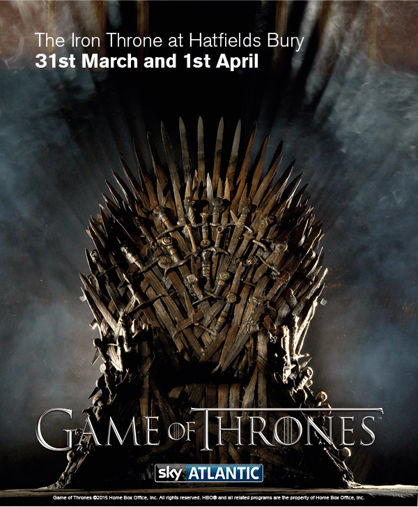 The Iron Throne at Hatfields Bury. 31st March and 1st April
